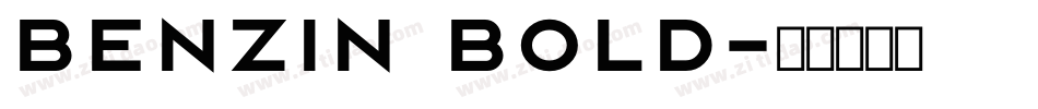 Benzin Bold字体转换